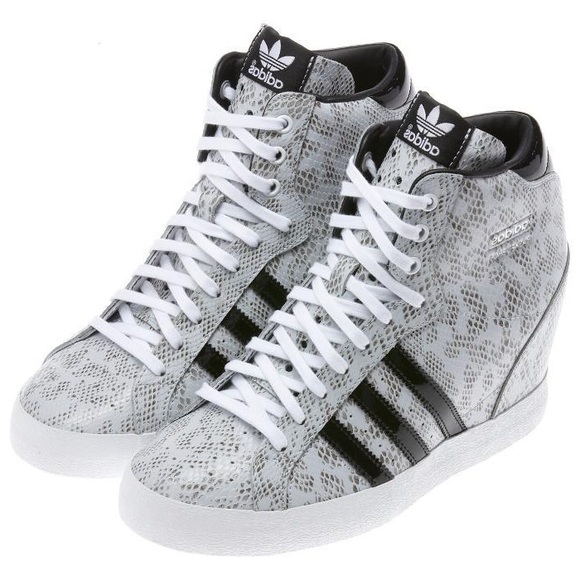 adidas women's wedge sneakers